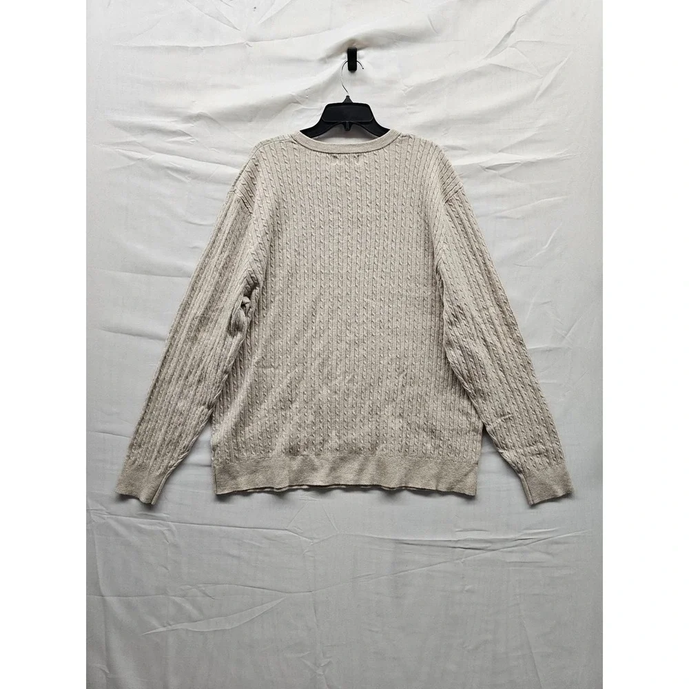 Goodfellow & Co Mens Pullover Sweater Oatmeal Cotton Blend‎ Casual Size XXL